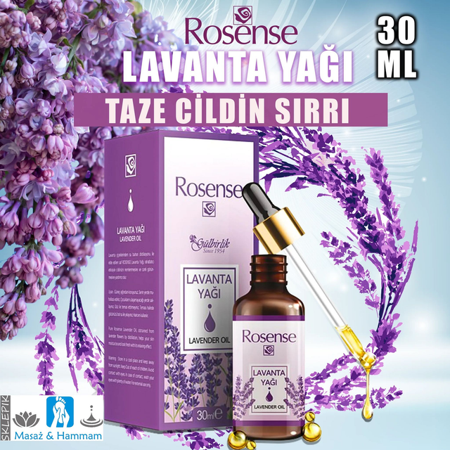 ROSENSE Lavanta Yagi Cilt Bakımı Lavanta Yağı 30ml