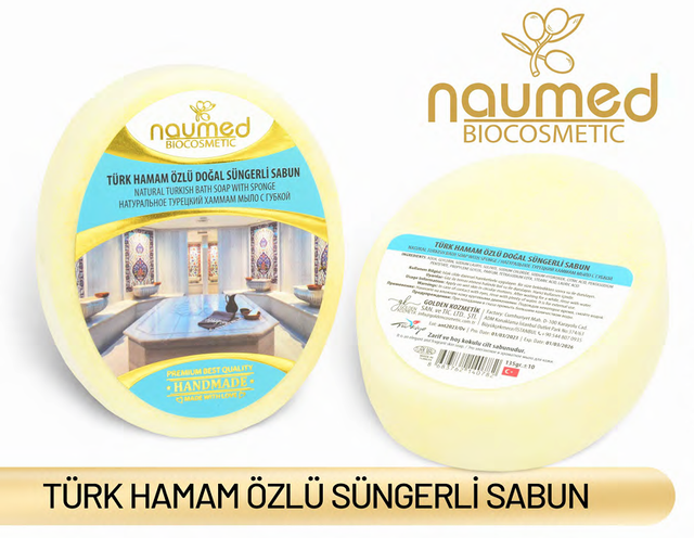 NAUMED HAMAM'dan Esinlenilmiş Kokulu Sünger Sabun 135g