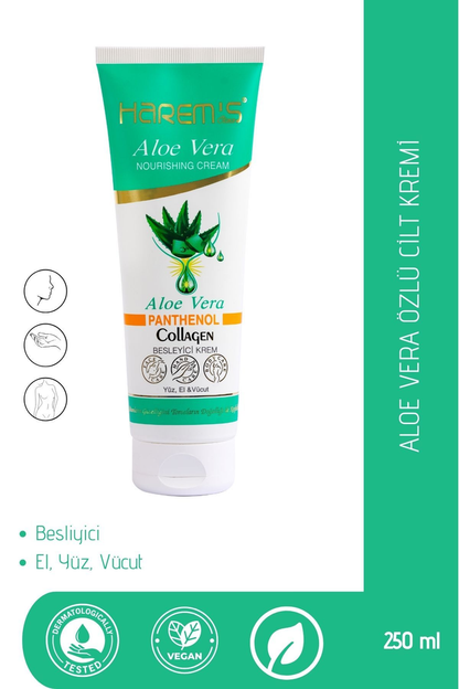 HAREM'S 250ml ALOE VERA El ve Vücut Kremi