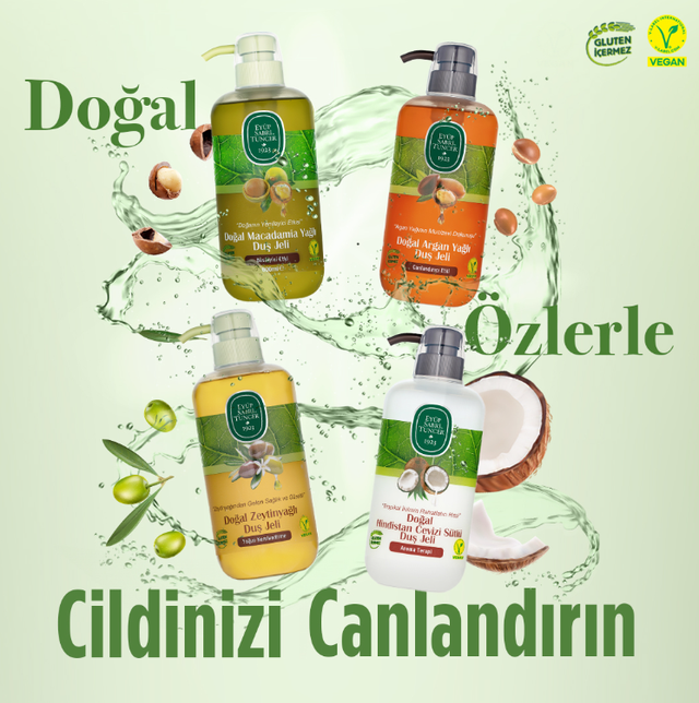 EYUP SABRI TUNCER 600ml Argan Yağlı Doğal Duş Jeli