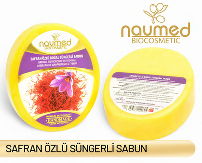 NAUMED SAFRAN ÖZLÜ Sünger Sabun 135g