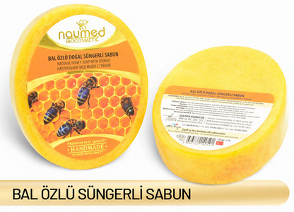 NAUMED BAL ÖZLÜ Sünger Sabun 135g