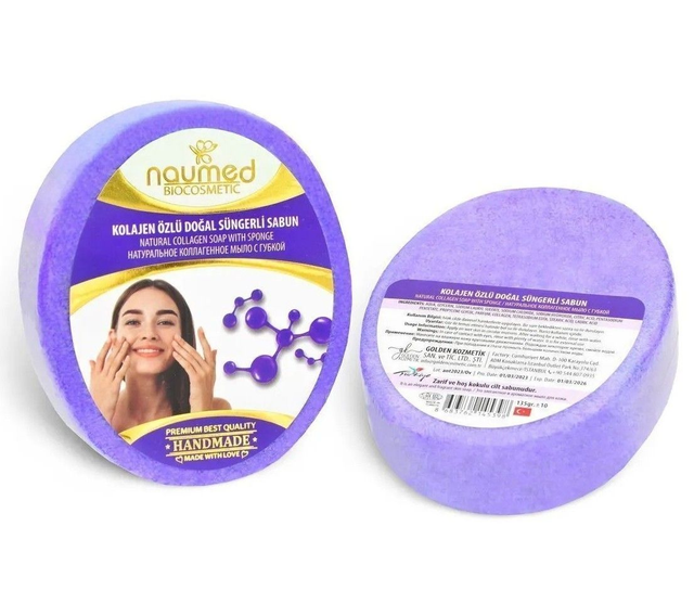 NAUMED KOLAJENLİ Sünger Sabun 135g