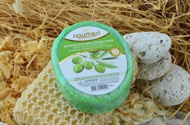 NAUMED Süngerde Zeytinyağı Sabunu 135g