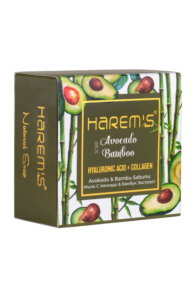 HAREM'S 120g Hyaluronik Asit ve Kolajenli Avokado ve Bambu Sabunu