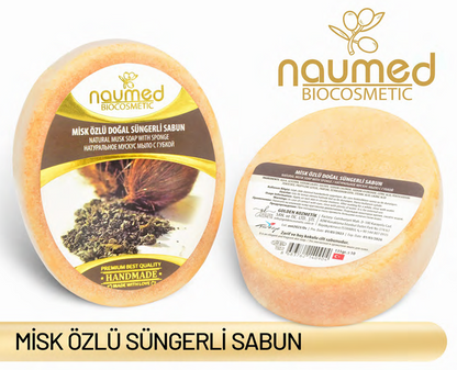 NAUMED MUSK Kokulu Sabun Süngeri 135g