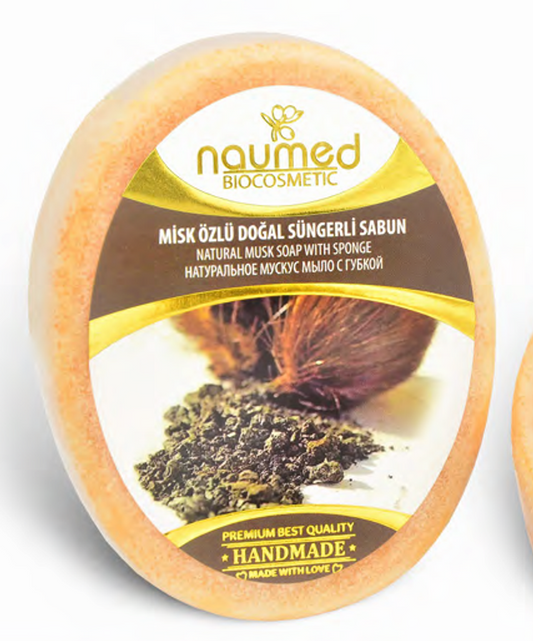 NAUMED MUSK Kokulu Sabun Süngeri 135g