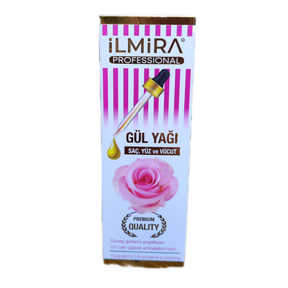 ILMIRA Gul Yagi Gül Yağı YENİLEYİCİ SERUM Yüz Saç Tırnak 100ml