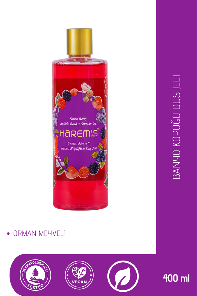 HAREM'S 400ml Hamam & Spa Duş Jeli ORMAN MEYVELERİ