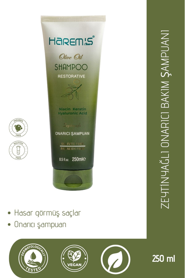 HAREM'S Zeytinyağlı Yenileyici Şampuan NIACIN KERATİN 250ml