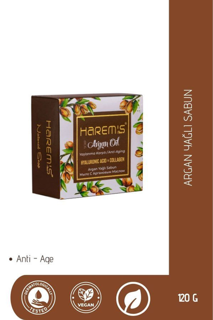 HAREM'S 120g Hyaluronik Asit ve Kolajenli ARGAN YAĞI Sabunu