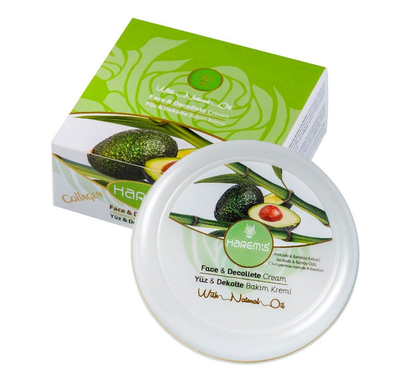 HAREM'S 125ml Yüz ve Dekolte Kremi AVOKADO & BAMBU ÖZÜ