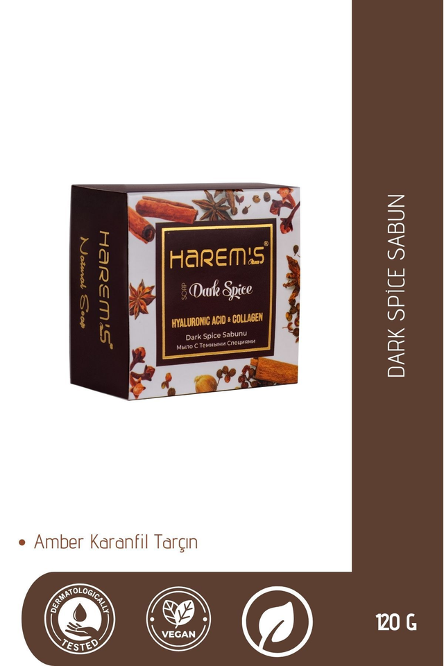 HAREM'S 120g Hyaluronik Asit ve Kolajen Sabunu DARK SPICES