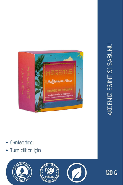 HAREM'S 120g Hyaluronik Asit ve Kolajenli Sabun ALOE VERA