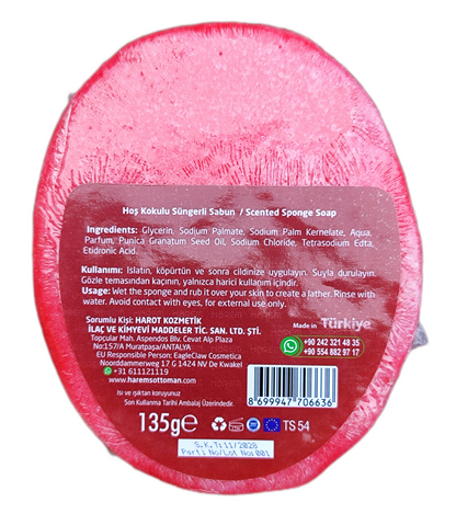 HAREM'S NAR SUYU İÇEREN Sünger Sabun 135g