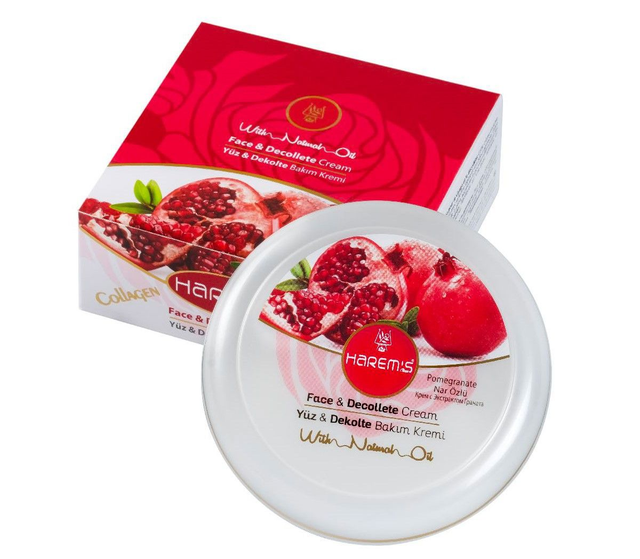 HAREM'S 125ml Yüz ve Dekolte Kremi NAR ÖZÜ VE KOLAJEN