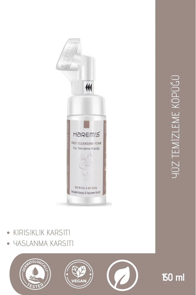 HAREM'S KIRIŞIKLIK KARŞITI Yüz Temizleme Köpüğü 150ml