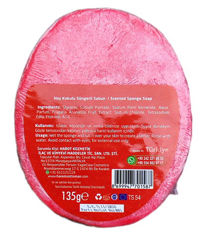 HAREM'S ÇİLEKLİ Sünger Sabun 135g