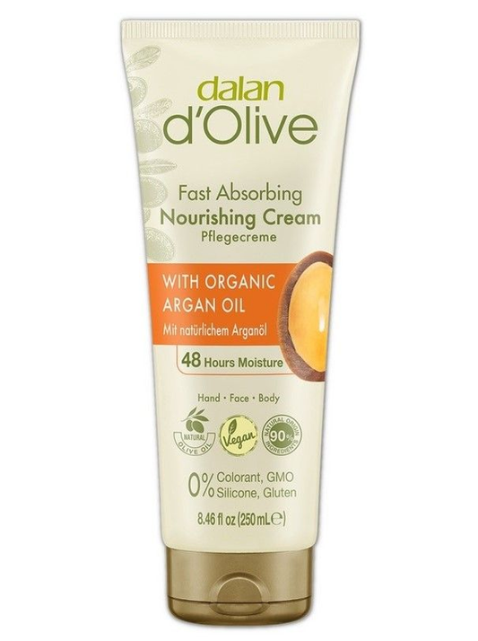DALAN d'Olive 250ml Argan Yağlı El, Yüz ve Vücut Kremi
