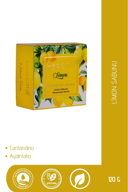 HAREM'S 120g Hyaluronik Asit ve Kolajen Sabunu LİMON