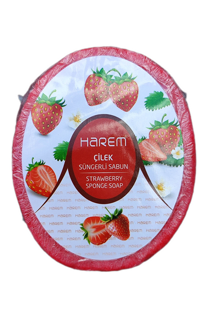 HAREM'S ÇİLEKLİ Sünger Sabun 135g