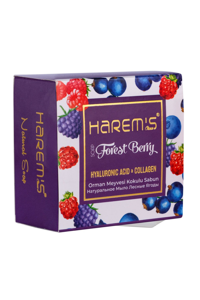HAREM'S 120g Hyaluronik Asit ve Kolajenli Sabun ORMAN MEYVELERİ