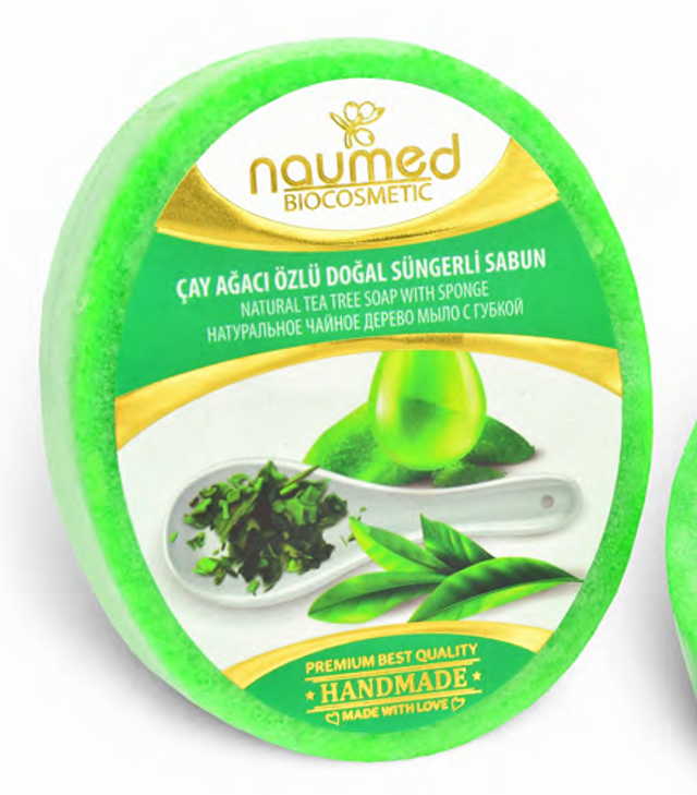 NAUMED Çay Ağacı Özlü Sünger Sabun 135g
