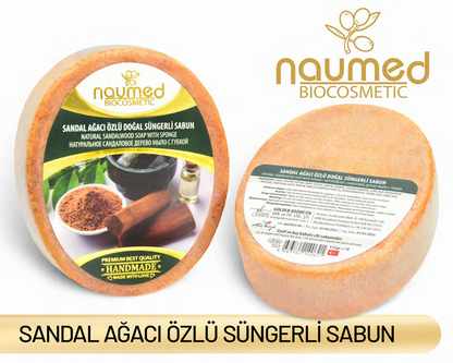 NAUMED SANDAL AĞACI Özlü Sünger Sabun 135g