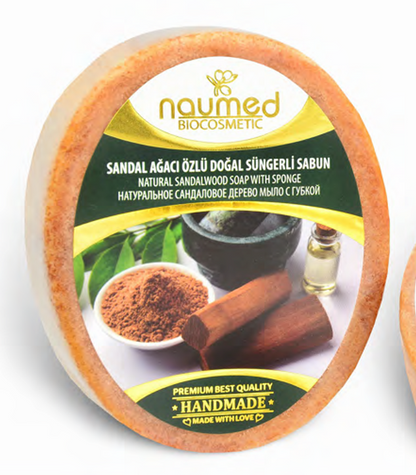 NAUMED SANDAL AĞACI Özlü Sünger Sabun 135g