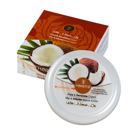 HAREM'S 125ml Yüz ve Dekolte Kremi HİNDİSTAN CEVİZİ ÖZÜ ve PANTENOL