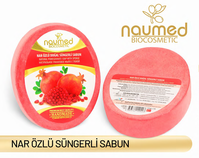 NAUMED Nar Özlü Sünger Sabun 135g