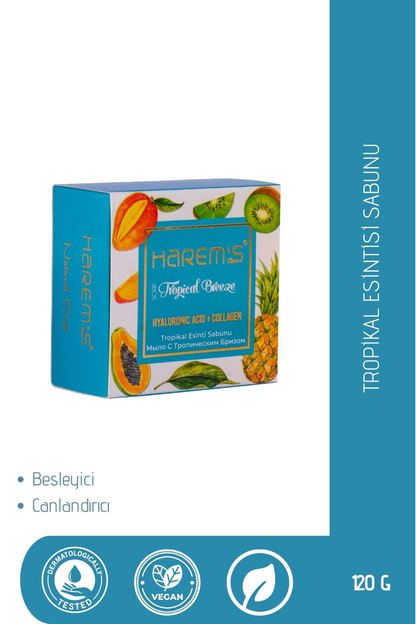 HAREM'S 120g Hyaluronik Asit ve Kolajenli Sabun TROPİKAL ESİNTİ