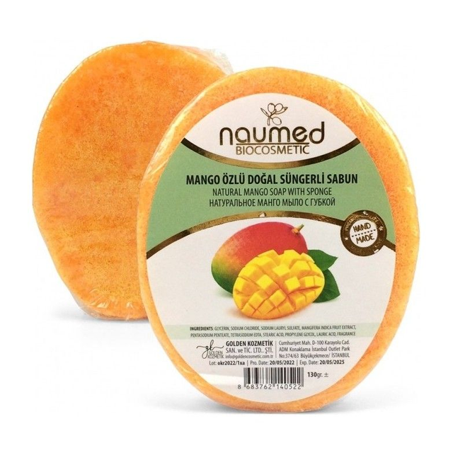 NAUMED Mango Özlü Sünger Sabun 135g