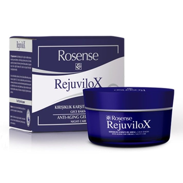 ROSENSE RejuviloX YAŞLANMA KARŞITI Gece Kremi-Jel 50ml