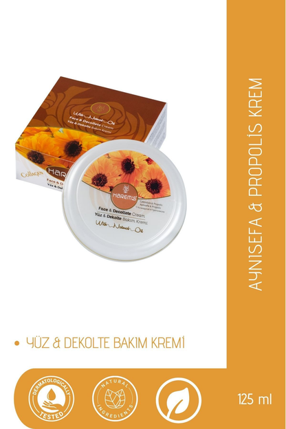 HAREM'S 125ml Yüz ve Dekolte Kremi, Aynısefa ve Propolis
