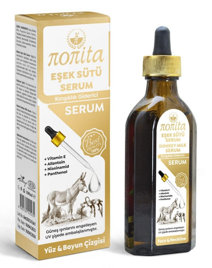 NONITA 100 ml Eşek Sütü Yağı İçeren Besleyici Serum Yüz, Vücut ve Saç İçin