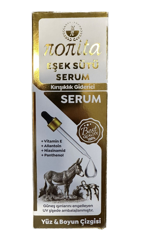 NONITA 100 ml Eşek Sütü Yağı İçeren Besleyici Serum Yüz, Vücut ve Saç İçin