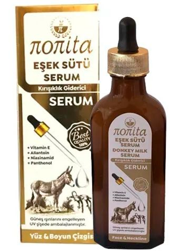 NONITA 100 ml Eşek Sütü Yağı İçeren Besleyici Serum Yüz, Vücut ve Saç İçin