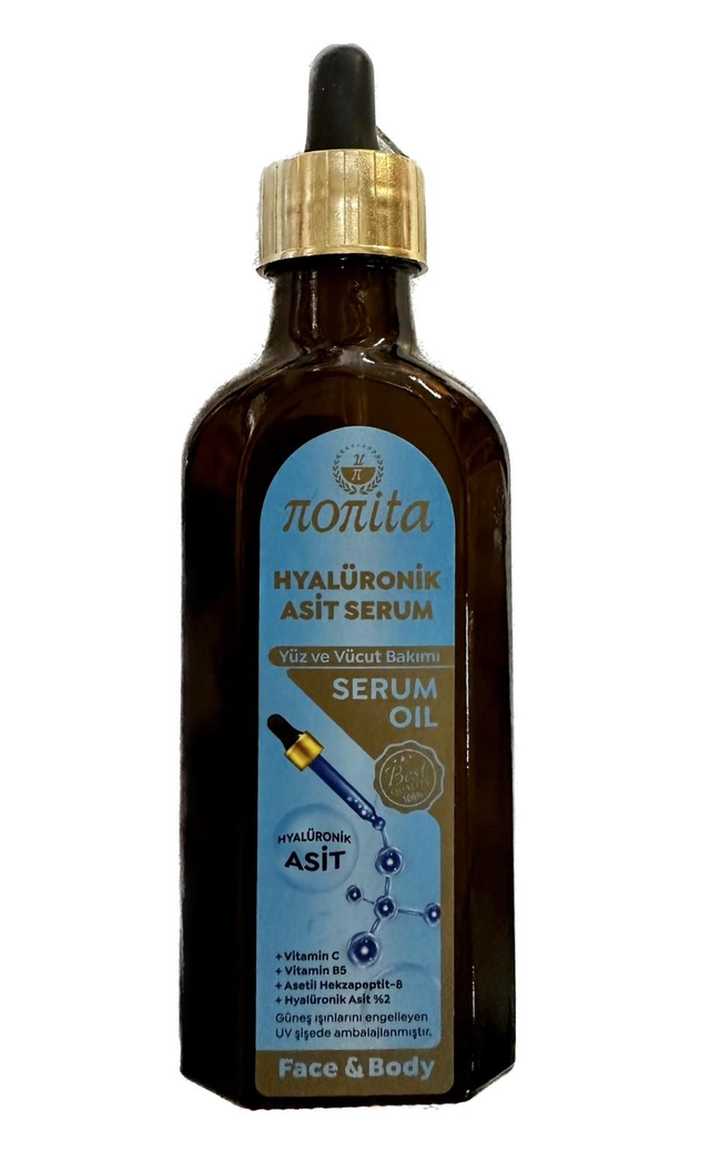NONITA 100 ml Yüz ve Vücut İçin HYALURONİK ASİT İçeren Sıkılaştırıcı Serum Yağı