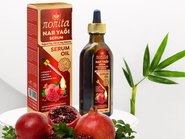 NONITA 100 ml Nar Çekirdeği Yağı İçeren Yüz, Vücut ve Saç İçin Yenileyici Serum