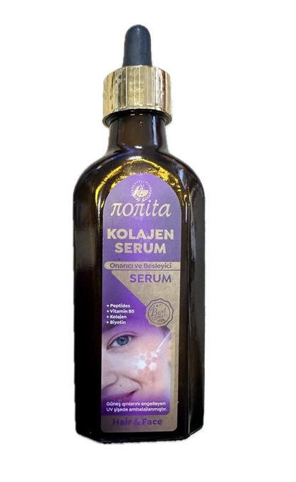 NONITA 100 ml Yüz, Vücut ve Saç İçin Kolajenli Sıkılaştırıcı Serum Yağı